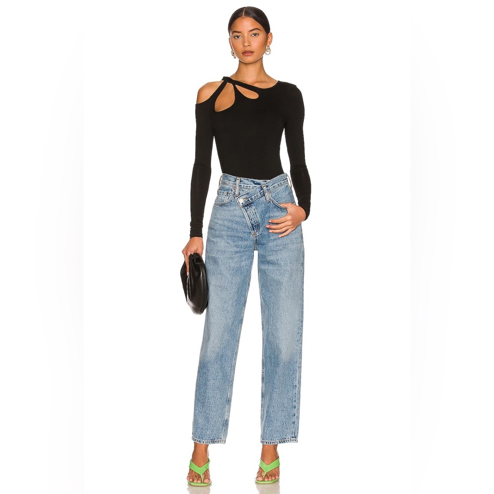 Revolve Superdown Black Yesenia Twist Bodysuit - Picture 5 of 13